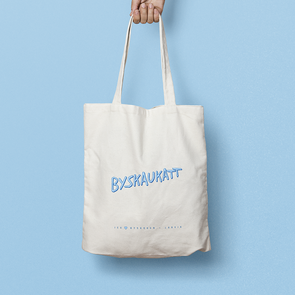 BYSKAUKATT tote
